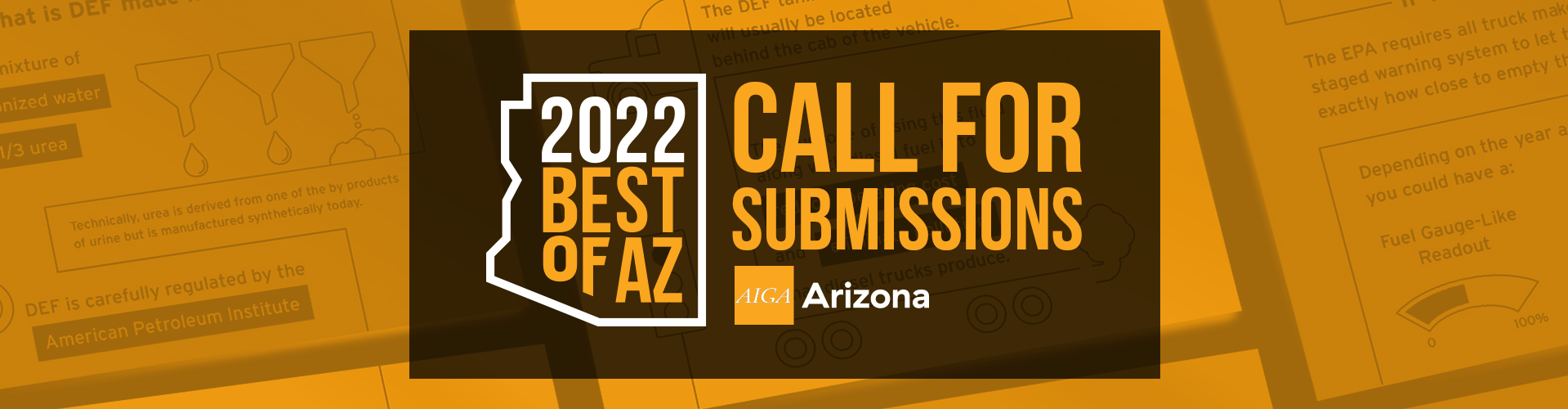 AIGA-AZ Best Of 2022 Call for submissions now open!